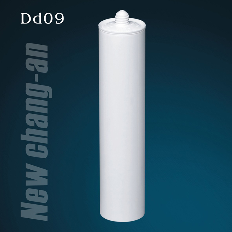 290ml leere HDPE-Plastikpatrone für Silikon-Dichtungsmittel Dd09
